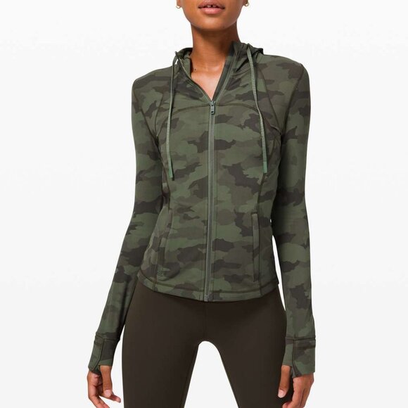 Lululemon Women's Hooded Define Jacket *Nulu - Green Camo - Picture 1 of 9